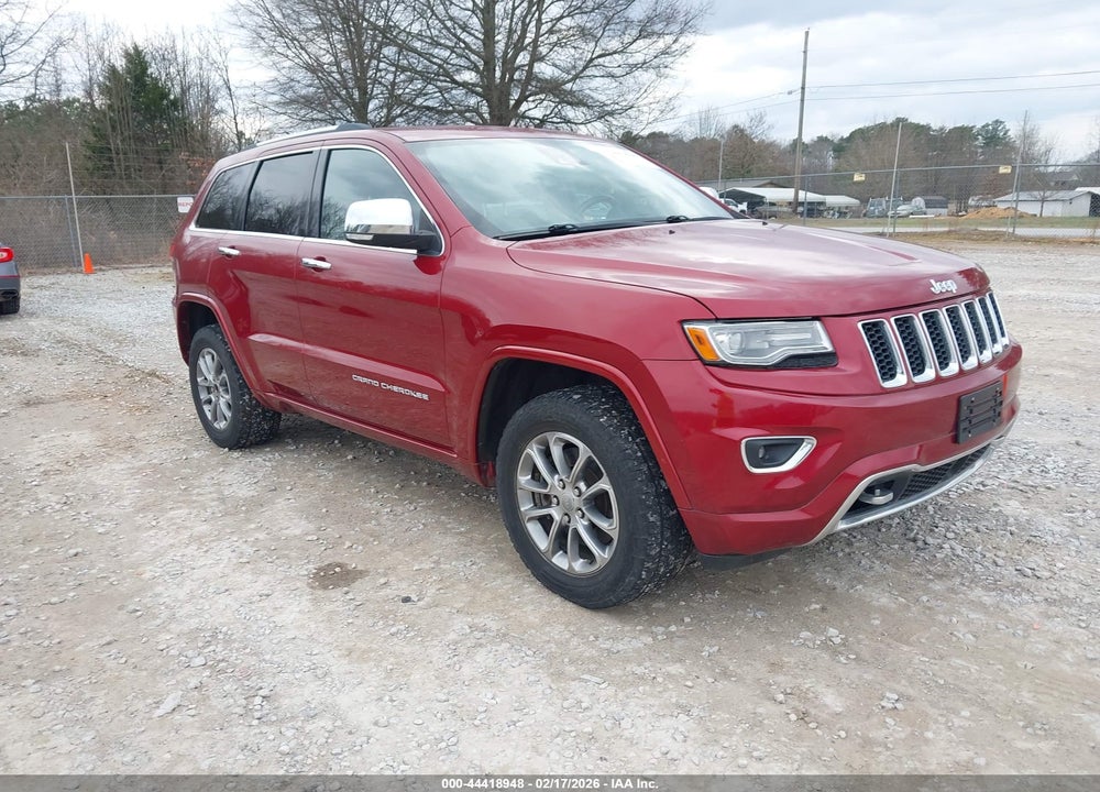 2014 JEEP GRAND CHEROKEE OVERLAND VIN: 1C4RJFCM3EC299303