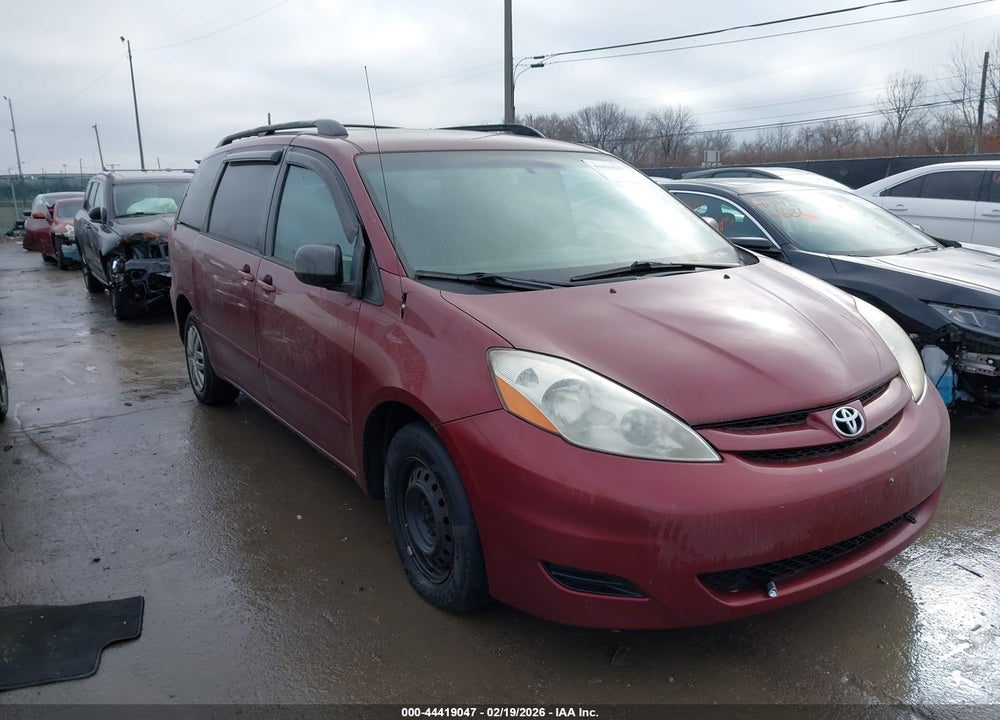 2008 TOYOTA SIENNA LE VIN: 5TDZK23C08S220458