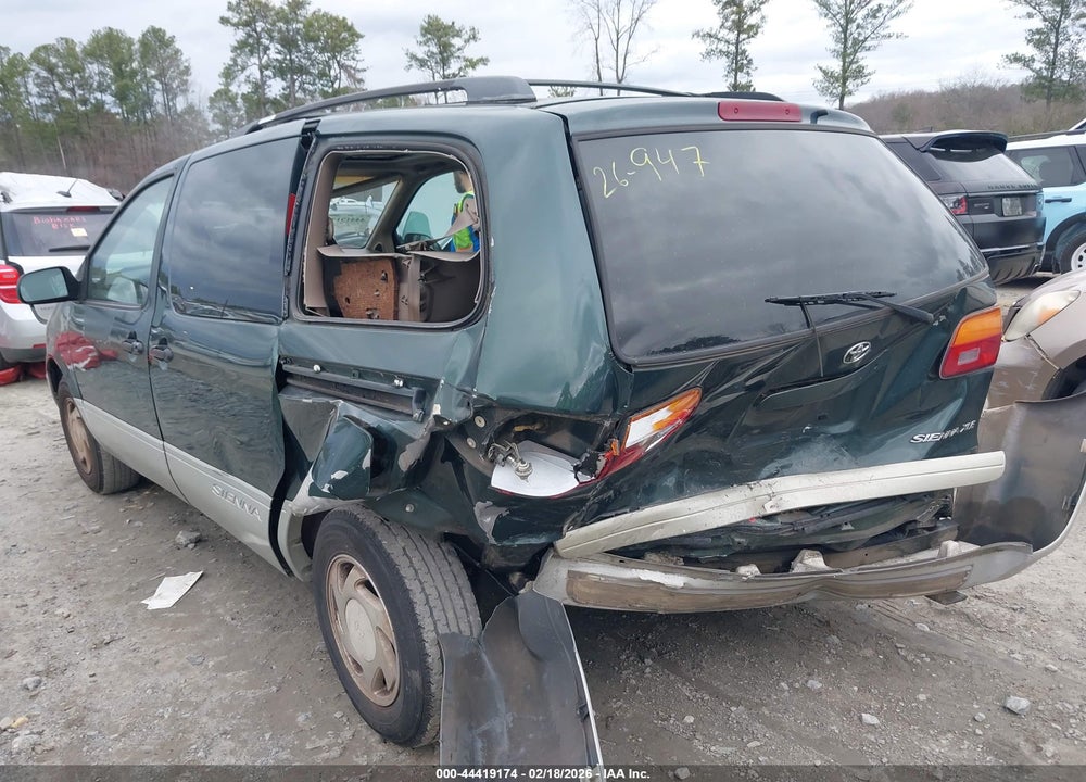 2000 TOYOTA SIENNA XLE VIN: 4T3ZF13C5YU222543