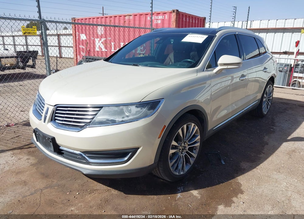 2016 LINCOLN MKX RESERVE VIN: 2LMTJ6LP2GBL52754