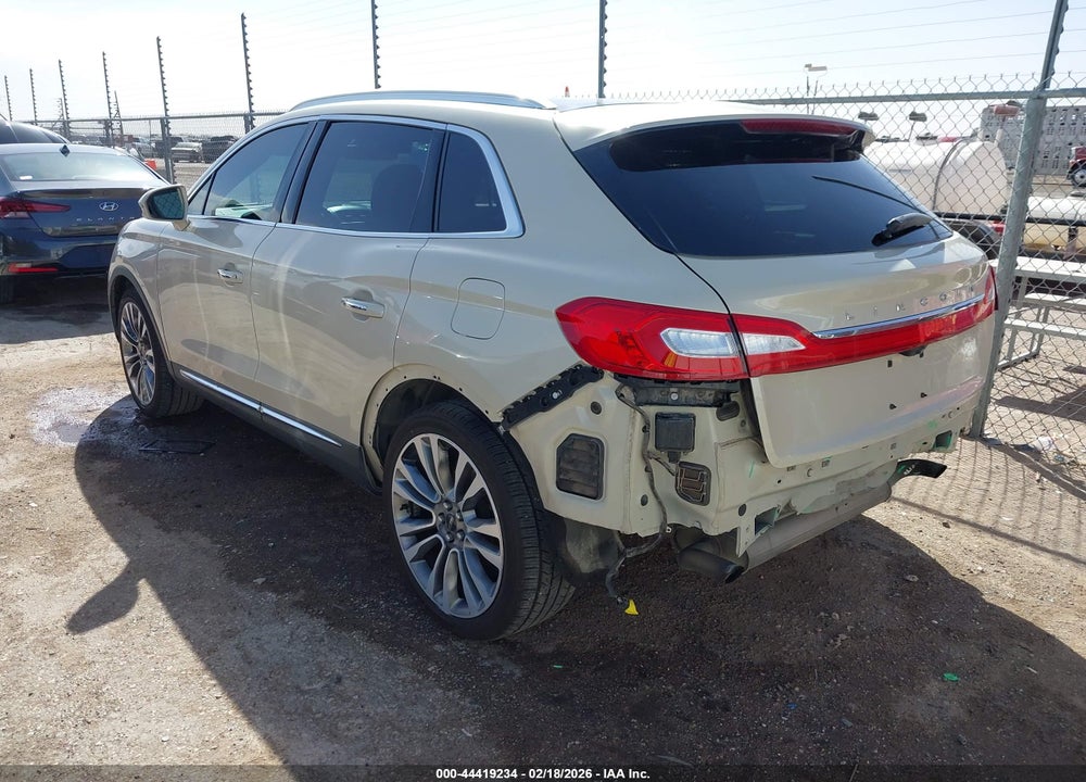 2016 LINCOLN MKX RESERVE VIN: 2LMTJ6LP2GBL52754
