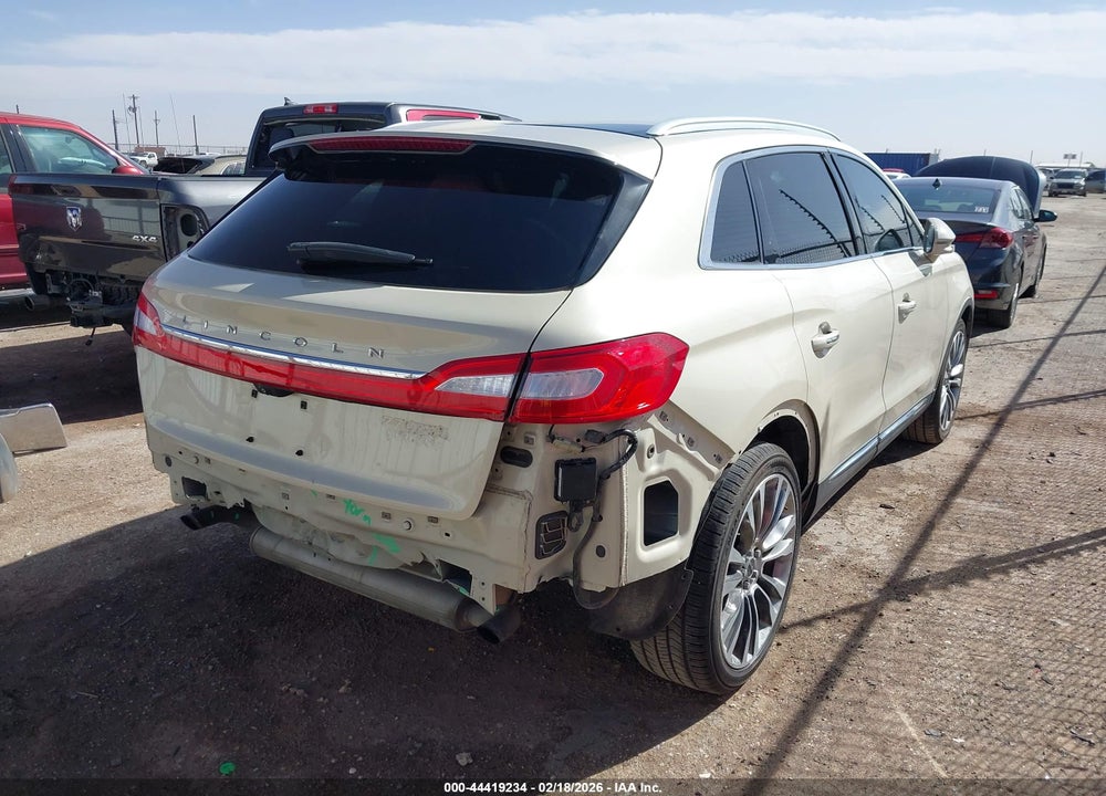 2016 LINCOLN MKX RESERVE VIN: 2LMTJ6LP2GBL52754
