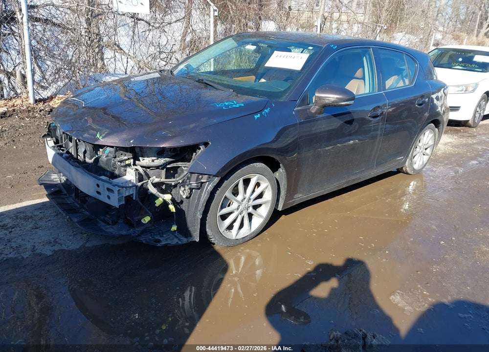 2012 LEXUS CT 200H PREMIUM VIN: JTHKD5BH2C2069342