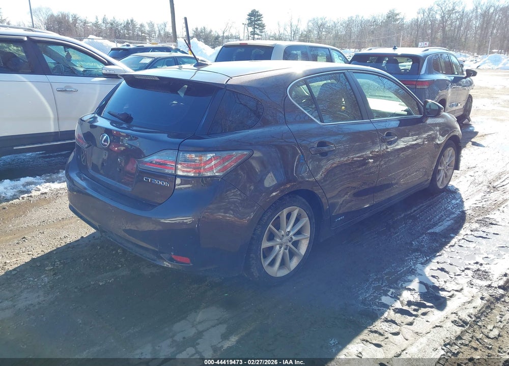 2012 LEXUS CT 200H PREMIUM VIN: JTHKD5BH2C2069342