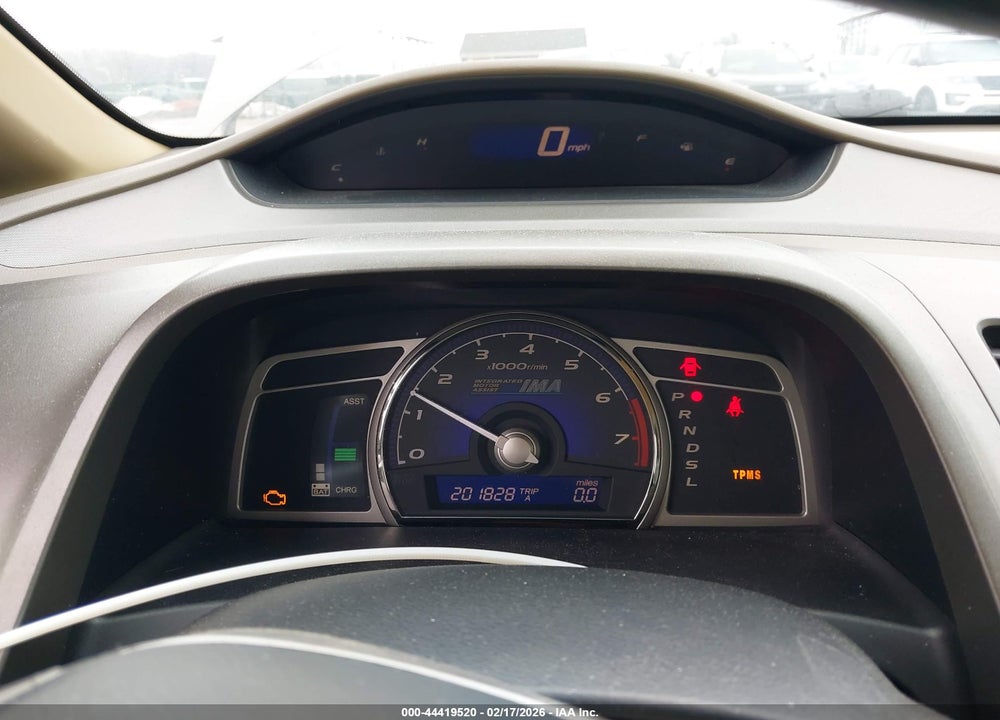 2008 HONDA CIVIC HYBRID VIN: JHMFA36268S008457
