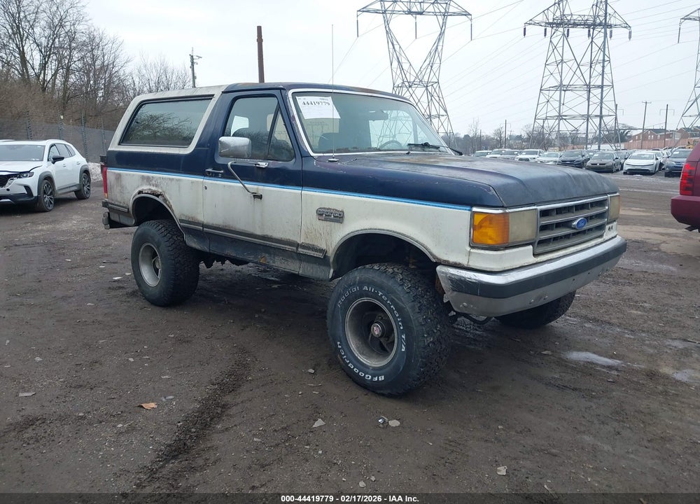 1989 FORD BRONCO U100 VIN: 1FMEU15H1KLA26943