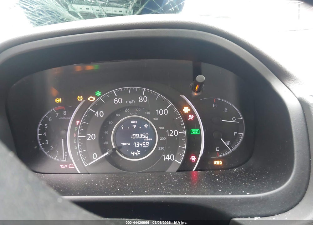 2013 HONDA CR-V EX VIN: 5J6RM4H58DL013757