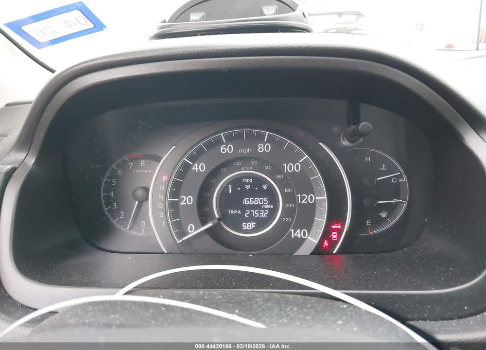 2014 HONDA CR-V LX VIN: 3CZRM3H36EG706480