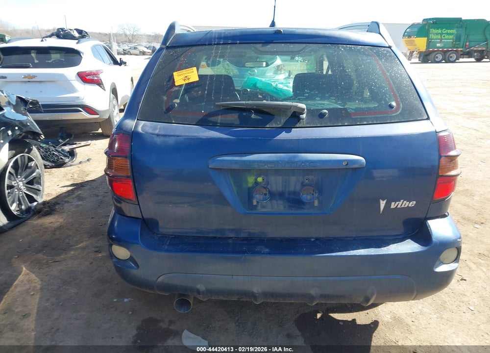 2005 PONTIAC VIBE VIN: 5Y2SL63835Z436333