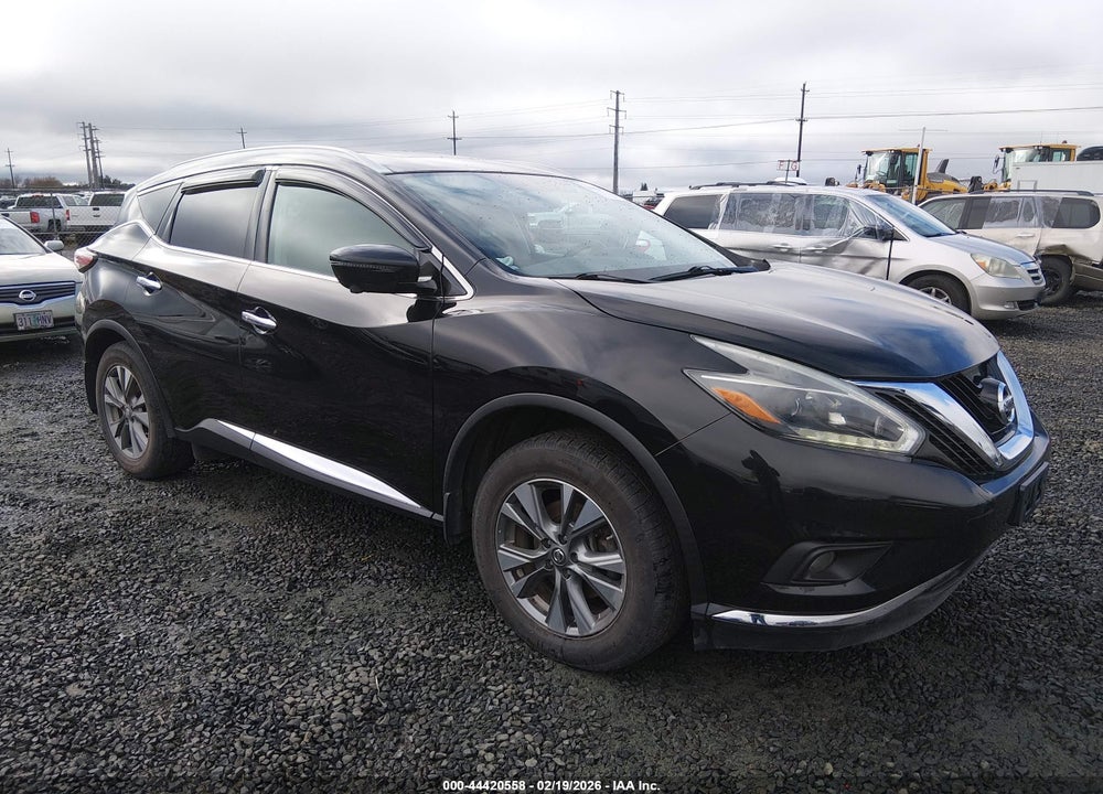 2018 NISSAN MURANO SL VIN: 5N1AZ2MH2JN190406