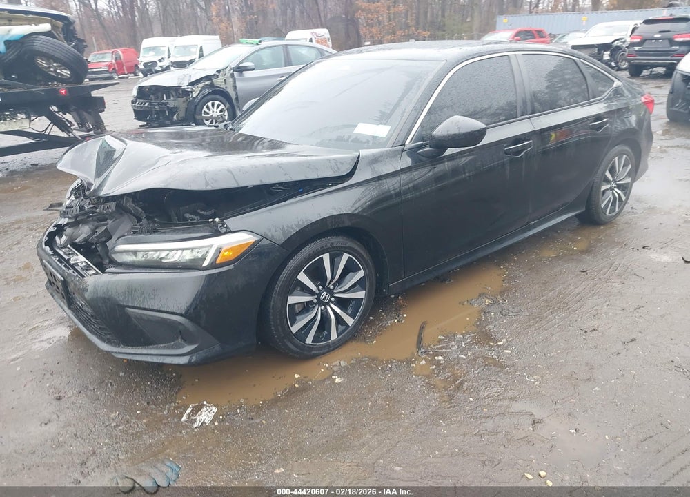 2022 HONDA CIVIC EX VIN: 2HGFE1F74NH317595
