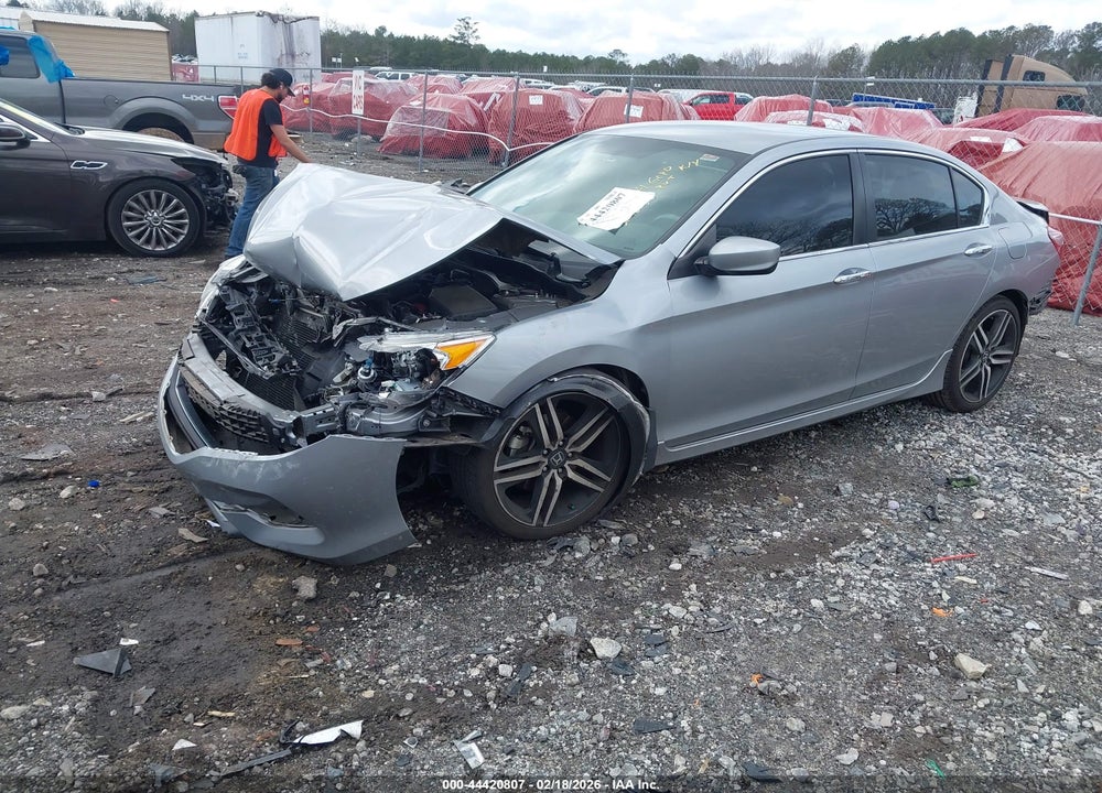 2017 HONDA ACCORD SPORT VIN: 1HGCR2F50HA077864