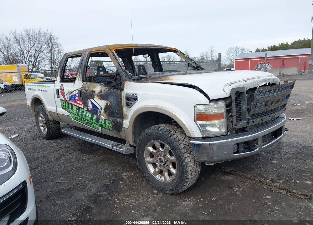 2008 FORD F-250 LARIAT VIN: 1FTSW21R18EB38046