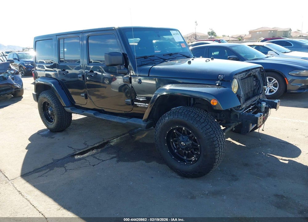 2012 JEEP WRANGLER UNLIMITED SAHARA VIN: 1C4BJWEG6CL133654