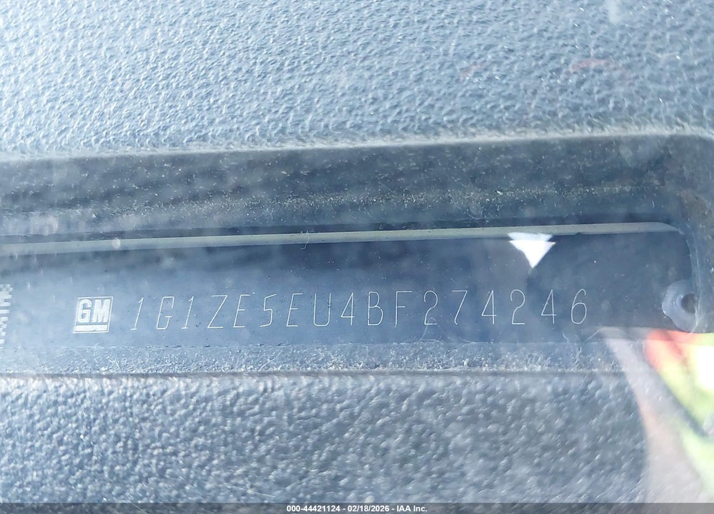 2011 CHEVROLET MALIBU LTZ VIN: 1G1ZE5EU4BF274246