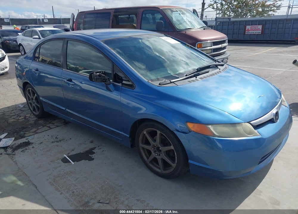 2006 HONDA CIVIC LX VIN: 1HGFA16586L088532