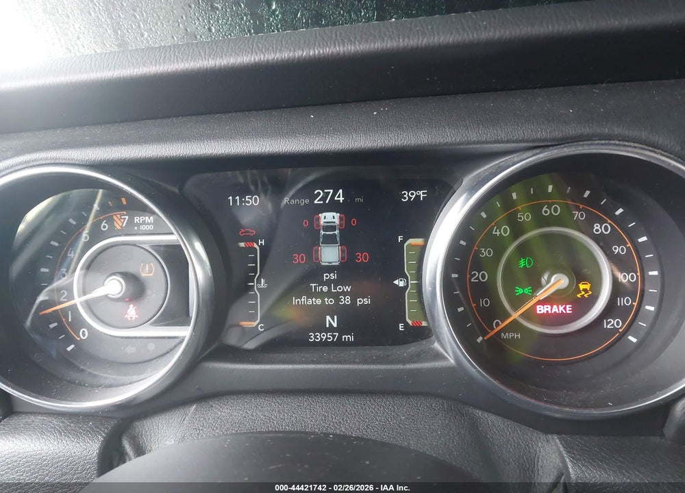2020 JEEP GLADIATOR OVERLAND 4X4 VIN: 1C6HJTFG8LL151071