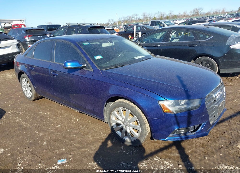 2014 AUDI A4 2.0T PREMIUM VIN: WAUBFAFLXEN014199
