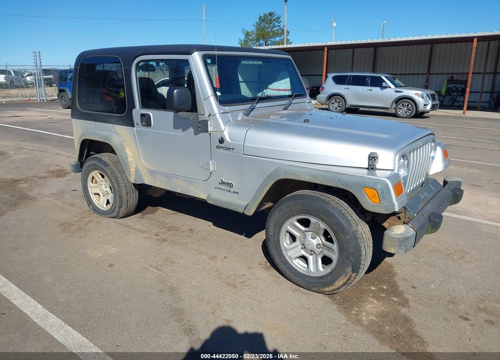 2006 JEEP WRANGLER SPORT RHD VIN: 1J4F449S06P716594
