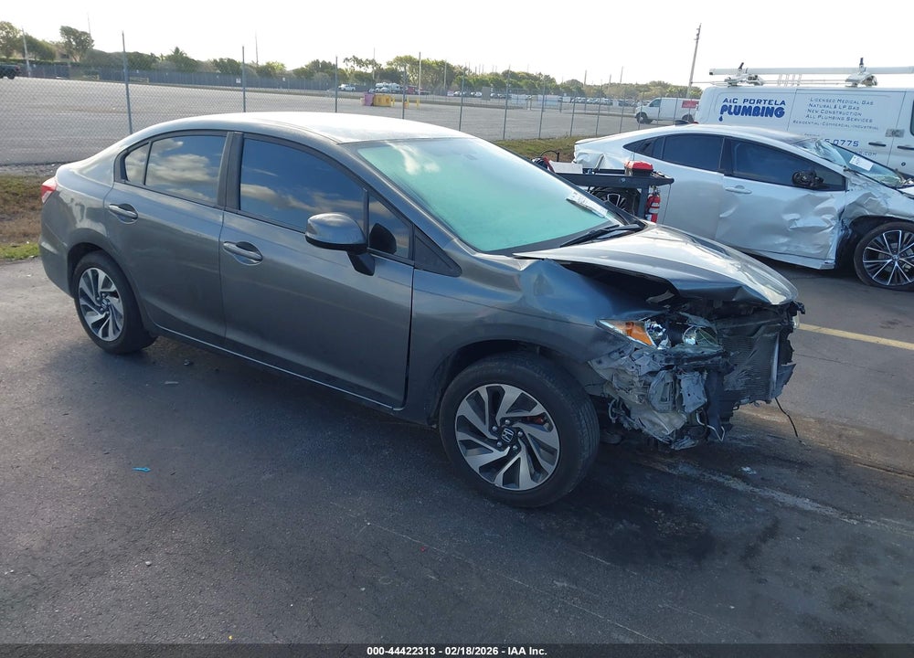2013 HONDA CIVIC LX VIN: 19XFB2F55DE045757