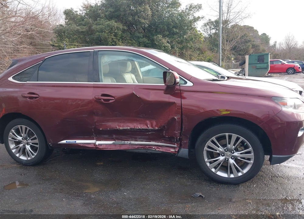 2013 LEXUS RX 450H VIN: JTJZB1BA2D2007987