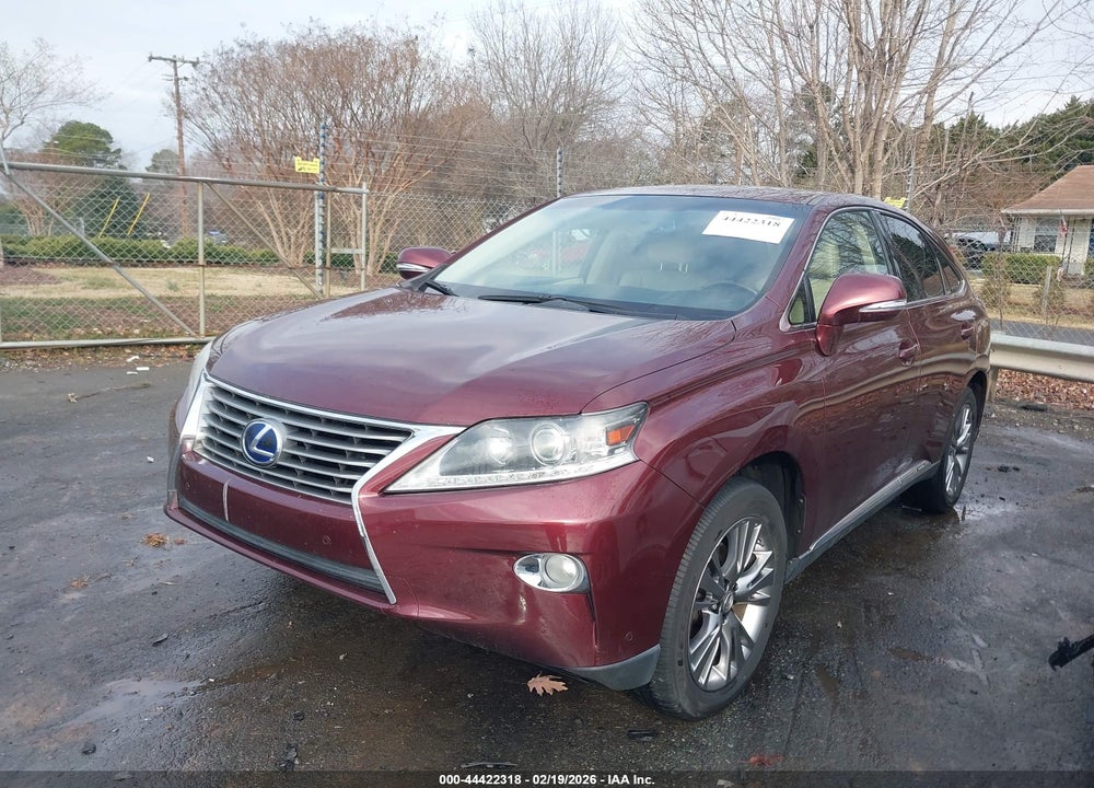 2013 LEXUS RX 450H VIN: JTJZB1BA2D2007987