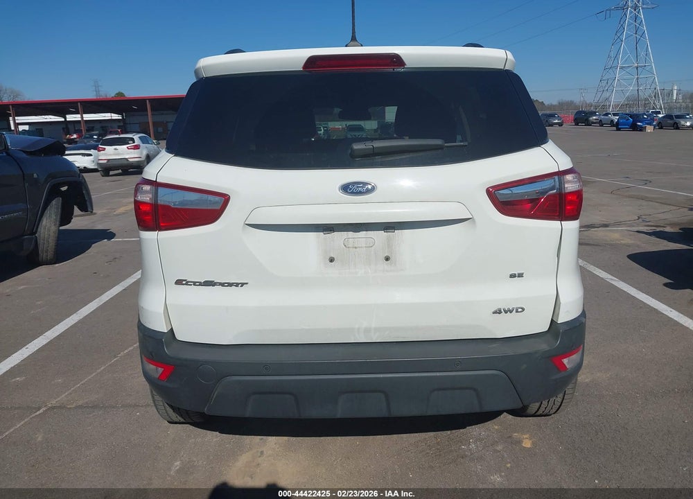 2020 FORD ECOSPORT SE VIN: MAJ6S3GL7LC344858
