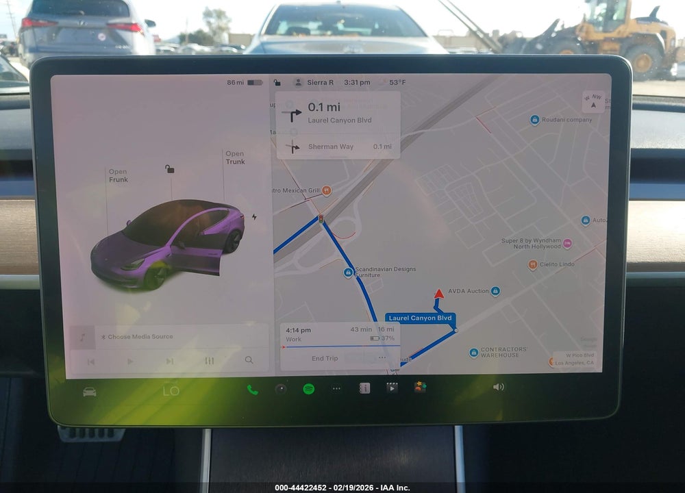 2019 TESLA MODEL 3 LONG RANGE/MID RANGE/STANDARD RANGE/STANDARD RANGE PLUS VIN: 5YJ3E1EA8KF296685