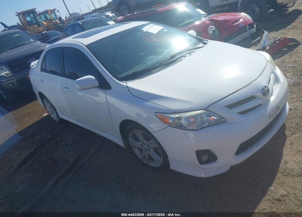 2013 TOYOTA COROLLA S VIN: 2T1BU4EE5DC956725