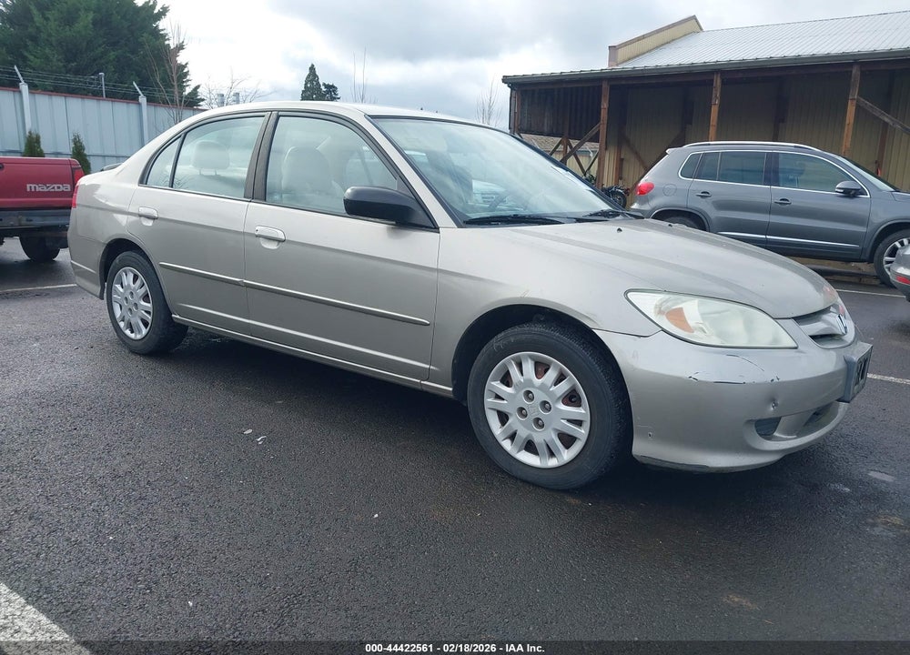2005 HONDA CIVIC LX VIN: 2HGES16665H524291