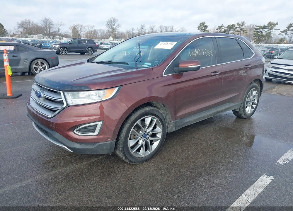 2016 FORD EDGE TITANIUM VIN: 2FMPK4K86GBB50315
