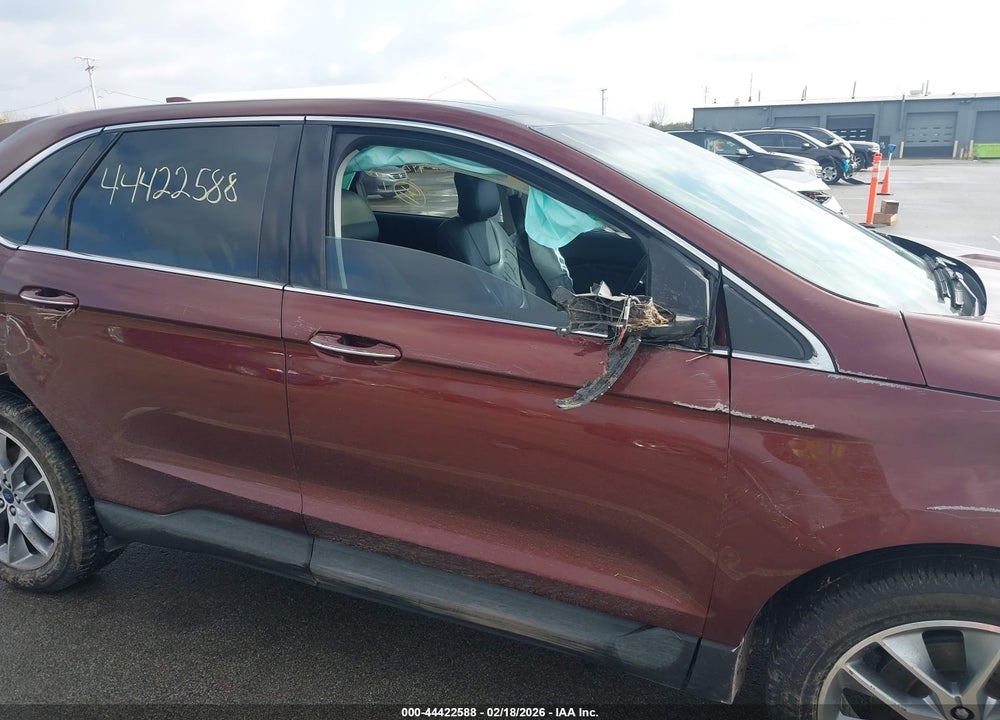 2016 FORD EDGE TITANIUM VIN: 2FMPK4K86GBB50315