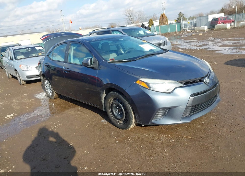 2016 TOYOTA COROLLA LE VIN: 2T1BURHE6GC638027