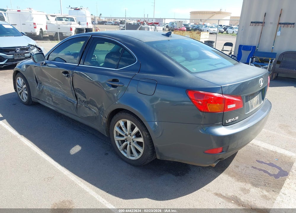 2007 LEXUS IS 250 VIN: JTHBK262372032719