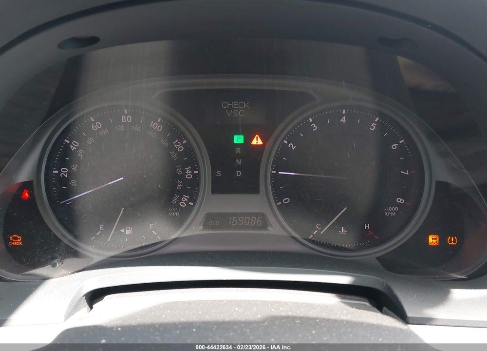 2007 LEXUS IS 250 VIN: JTHBK262372032719