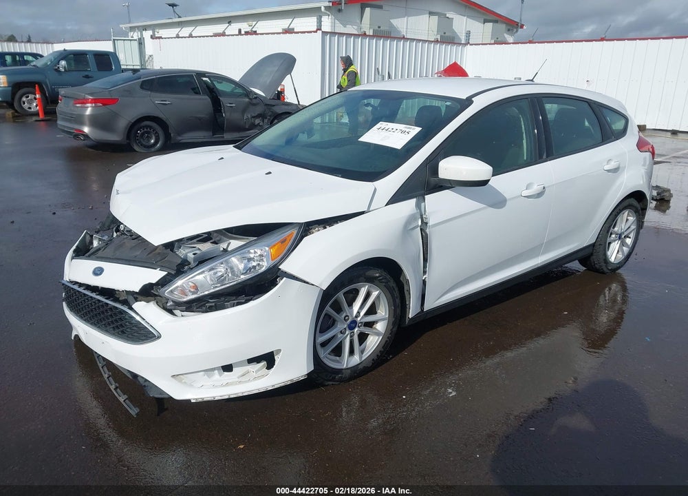 2018 FORD FOCUS SE VIN: 1FADP3K25JL217997
