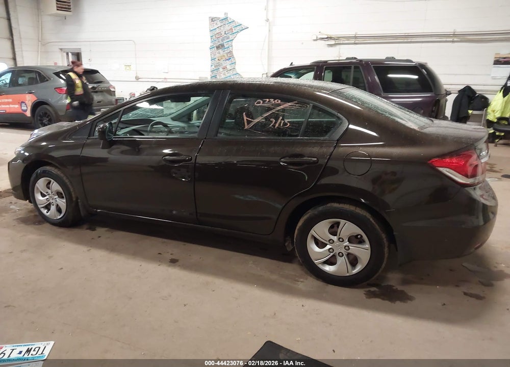 2014 HONDA CIVIC LX VIN: 2HGFB2F52EH502645