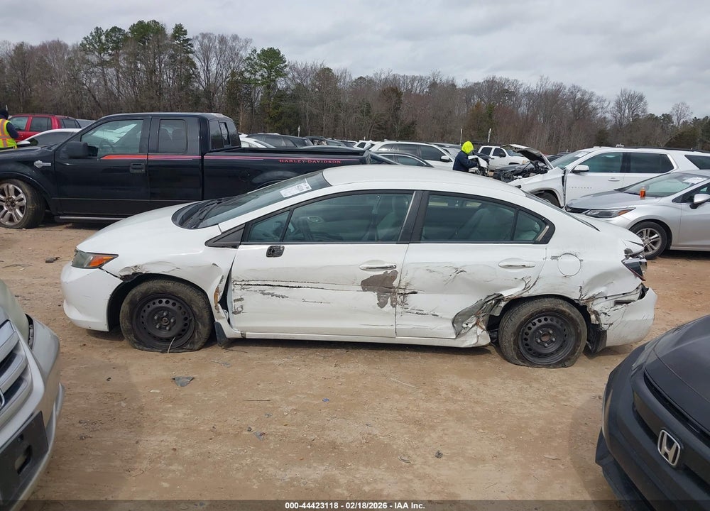 2012 HONDA CIVIC LX VIN: 2HGFB2F59CH311835