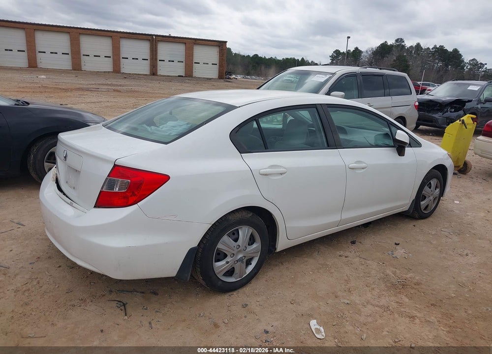 2012 HONDA CIVIC LX VIN: 2HGFB2F59CH311835