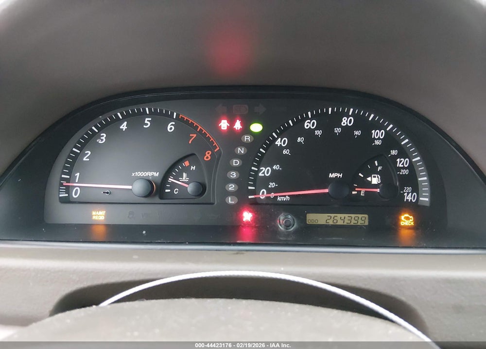 2004 TOYOTA CAMRY LE V6 VIN: 4T1BF30K64U077590