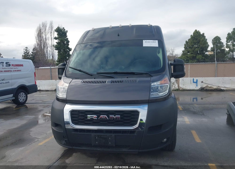 2021 RAM PROMASTER 2500 HIGH ROOF 159 WB VIN: 3C6LRVDG0ME512305