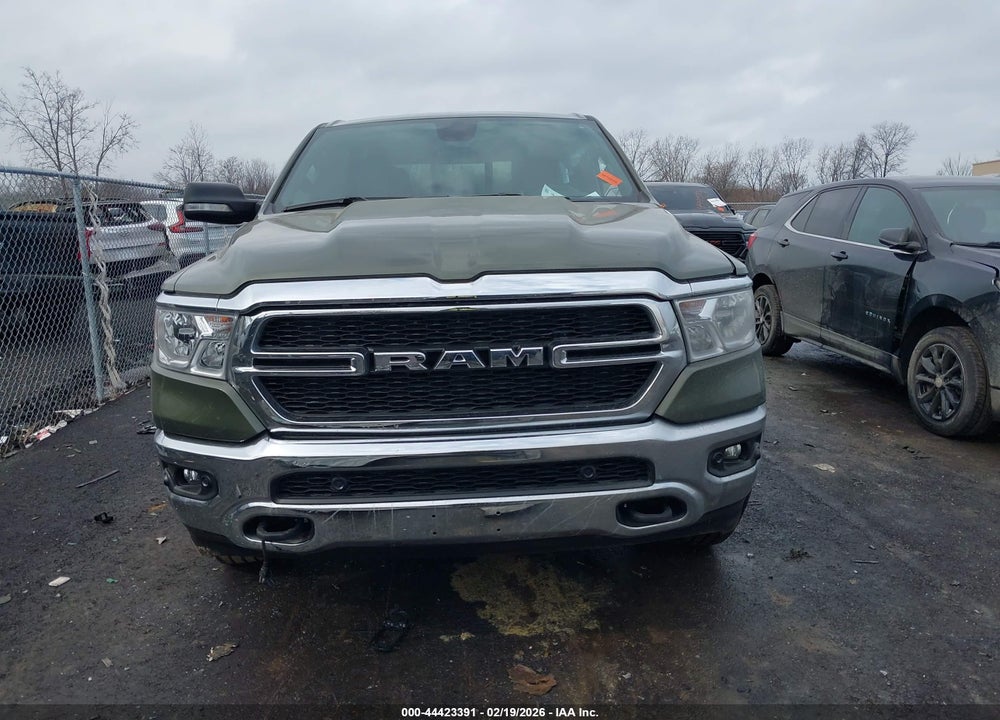 2021 RAM 1500 BIG HORN  4X4 5'7 BOX VIN: 1C6SRFFM7MN706281