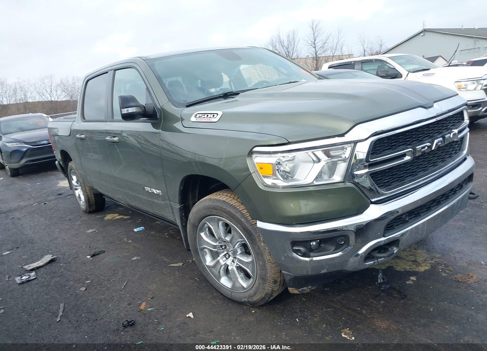 2021 RAM 1500 BIG HORN  4X4 5'7 BOX VIN: 1C6SRFFM7MN706281