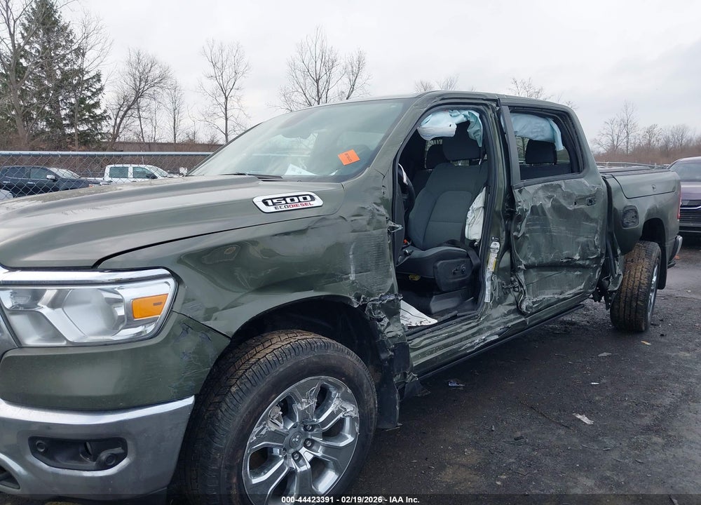 2021 RAM 1500 BIG HORN  4X4 5'7 BOX VIN: 1C6SRFFM7MN706281