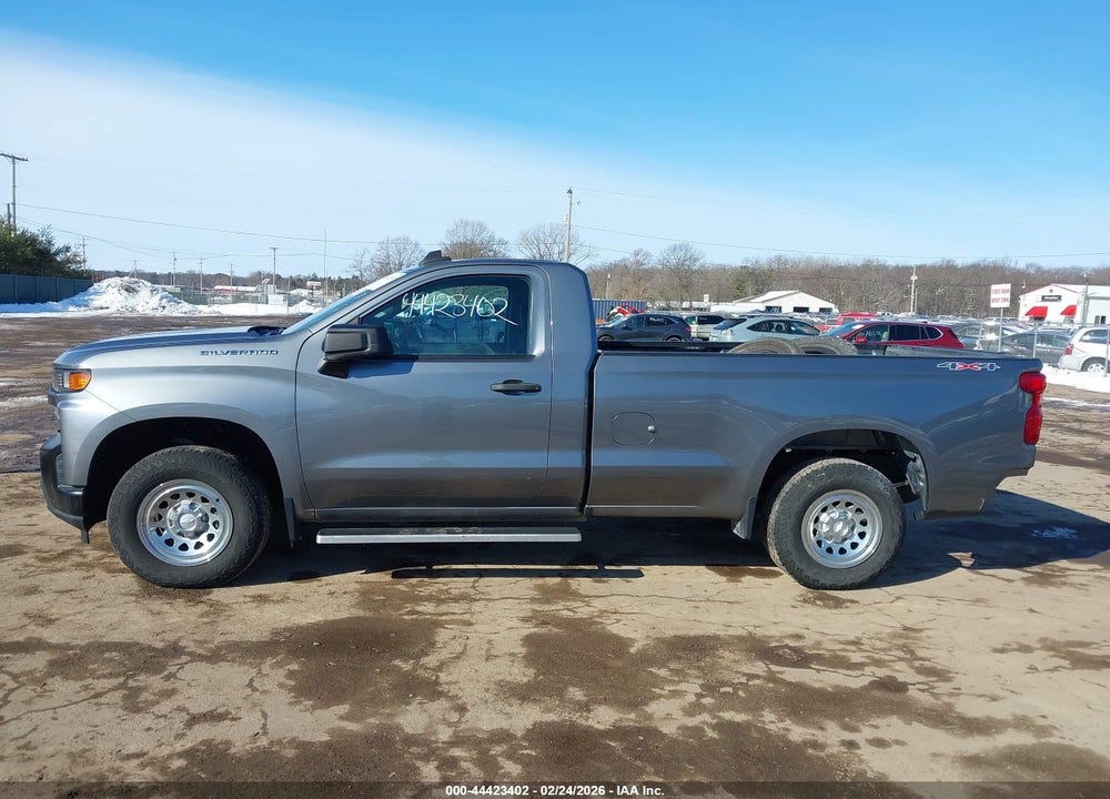 2021 CHEVROLET SILVERADO 1500 4WD  LONG BED WT VIN: 3GCNYAEK1MG373998
