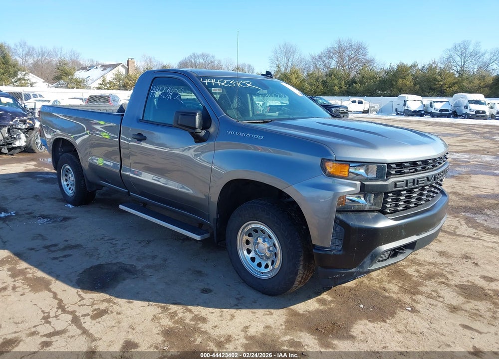 2021 CHEVROLET SILVERADO 1500 4WD  LONG BED WT VIN: 3GCNYAEK1MG373998