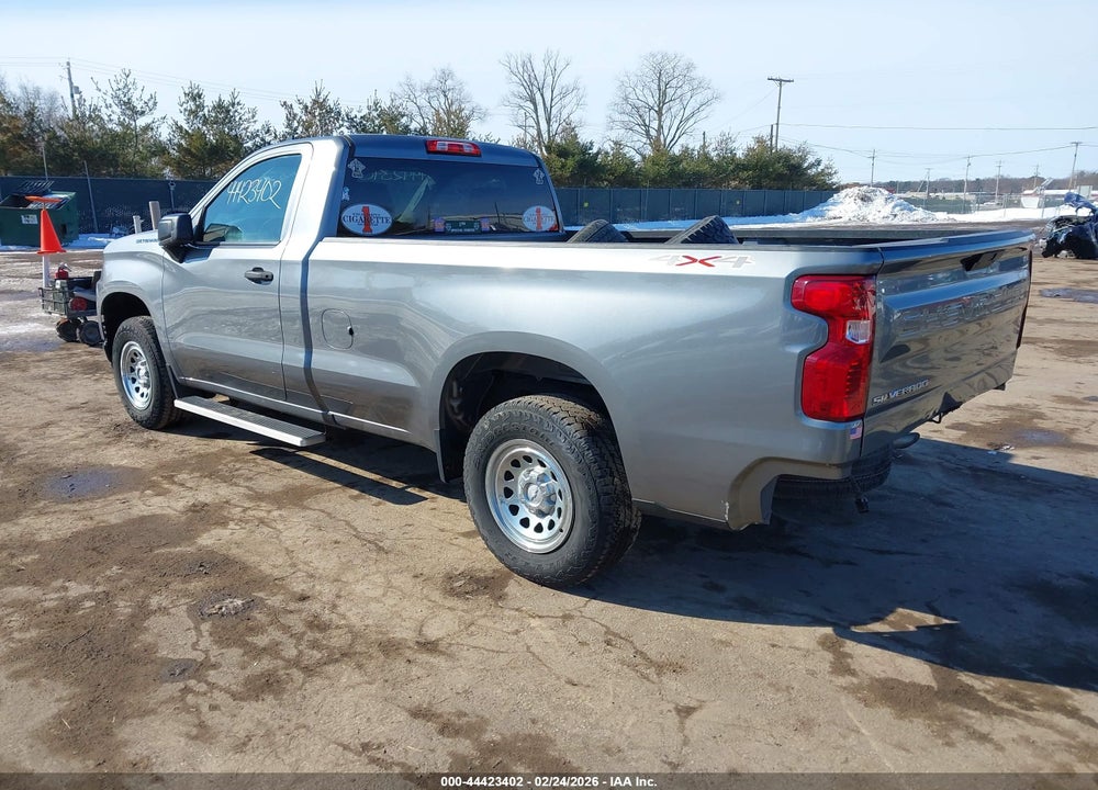 2021 CHEVROLET SILVERADO 1500 4WD  LONG BED WT VIN: 3GCNYAEK1MG373998
