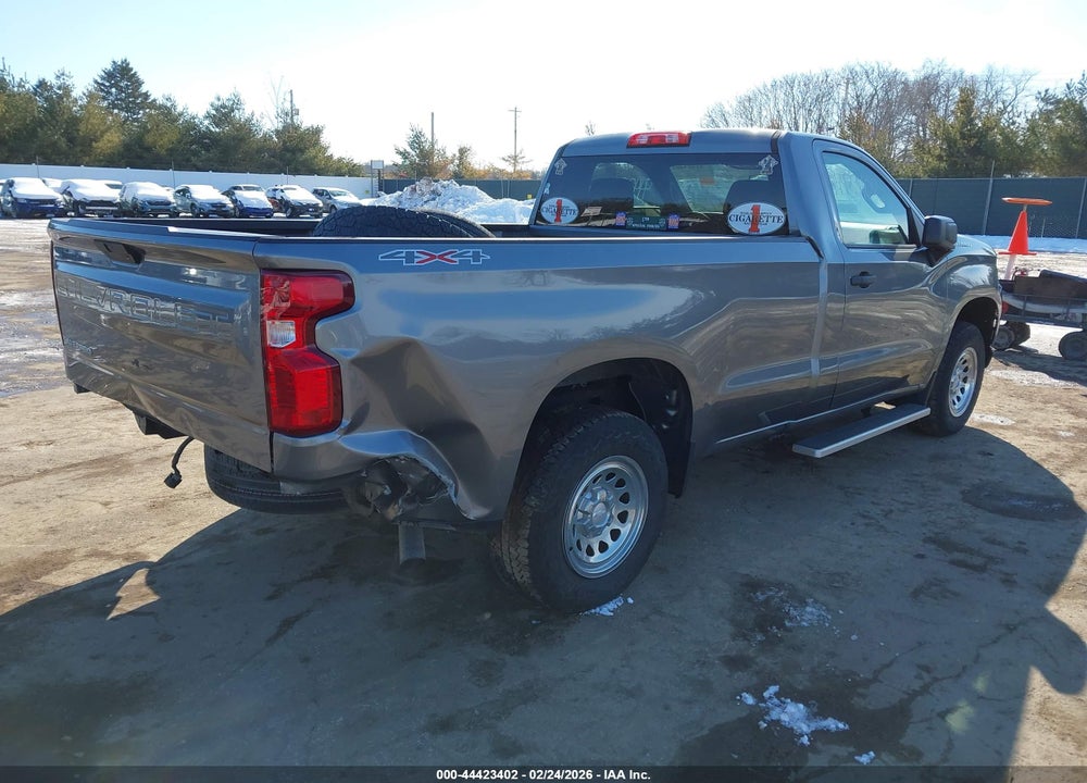 2021 CHEVROLET SILVERADO 1500 4WD  LONG BED WT VIN: 3GCNYAEK1MG373998