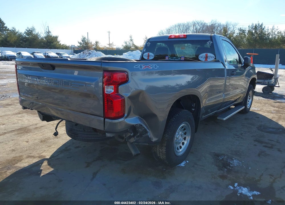 2021 CHEVROLET SILVERADO 1500 4WD  LONG BED WT VIN: 3GCNYAEK1MG373998