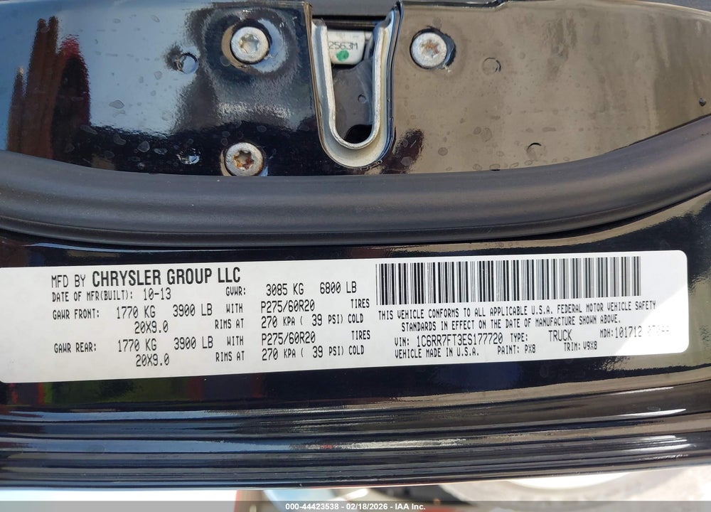 2014 RAM 1500 EXPRESS VIN: 1C6RR7FT3ES177720